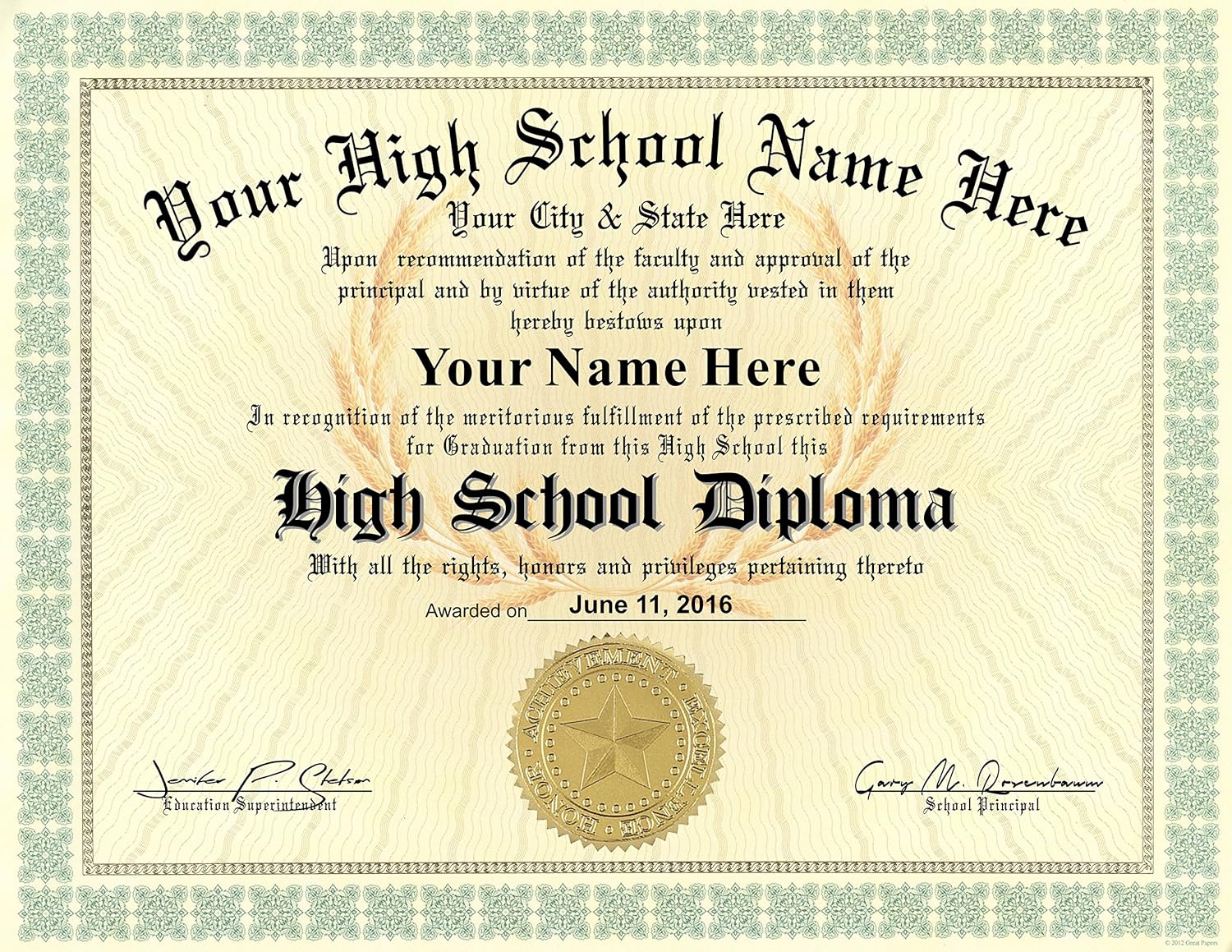 Diplomas